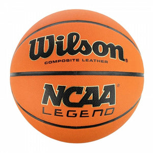 Basketball Ball Wilson NCAA Legend White Orange Leather Leatherette 7-0