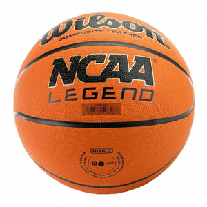 Basketball Ball Wilson NCAA Legend White Orange Leather Leatherette 7-3