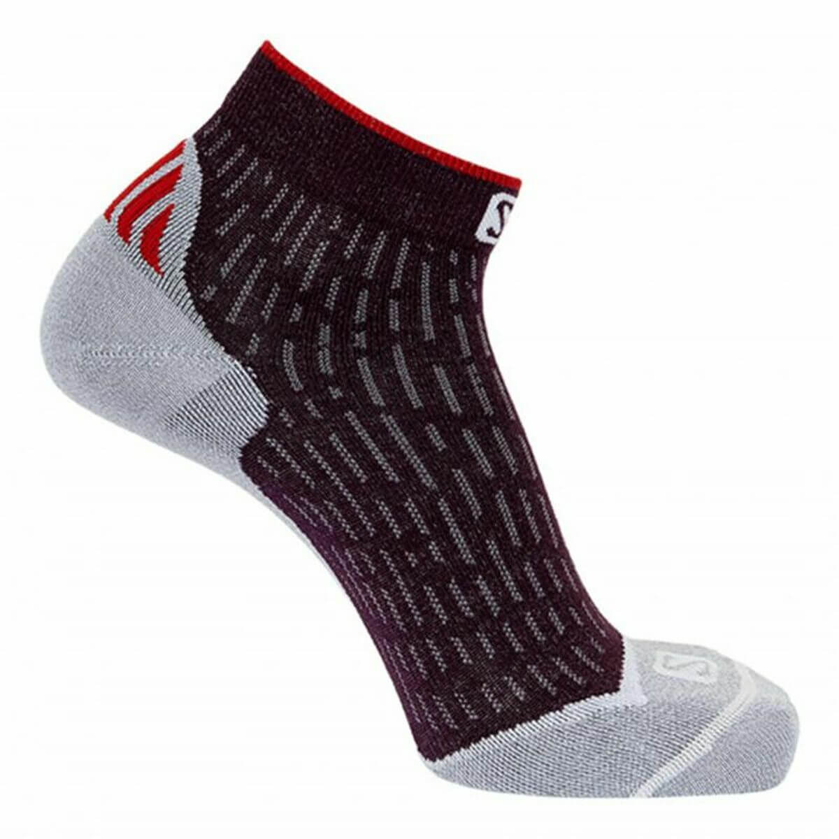 Sports Socks Salomon Ultra Ankle Maverick Grey-0