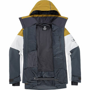 Ski Jacket Salomon Slalom Grey Men-6