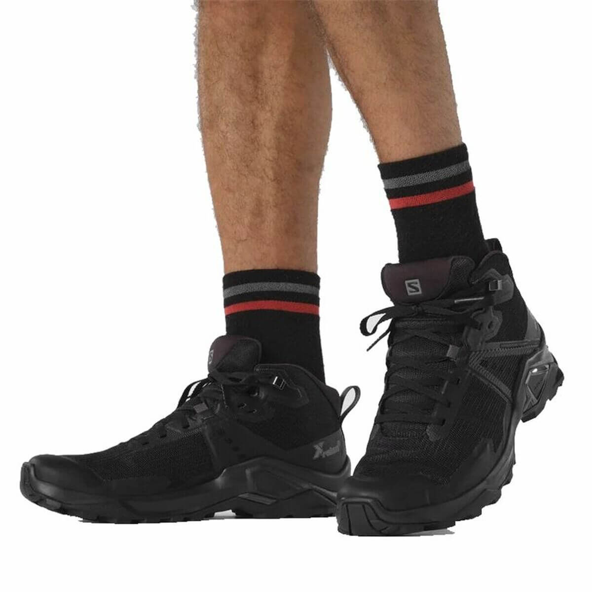 Hiking Boots Salomon X Raise 2 Gore Tex Black-0