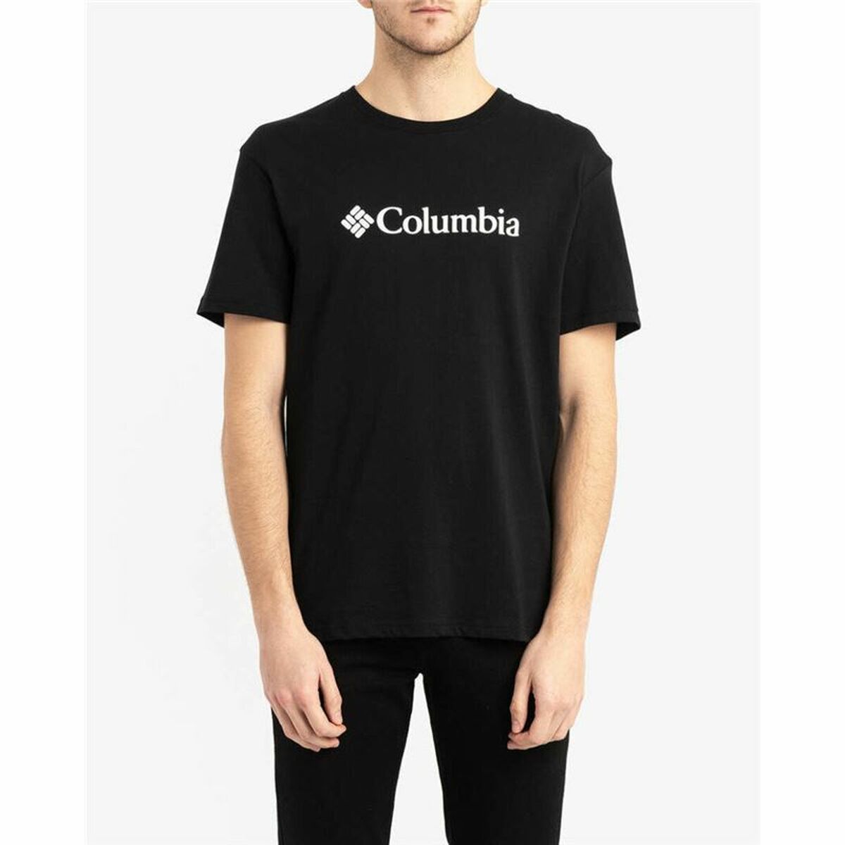 Men’s Short Sleeve T-Shirt Columbia Black-4