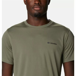 Men’s Short Sleeve T-Shirt Columbia Zero Rules Olive-2