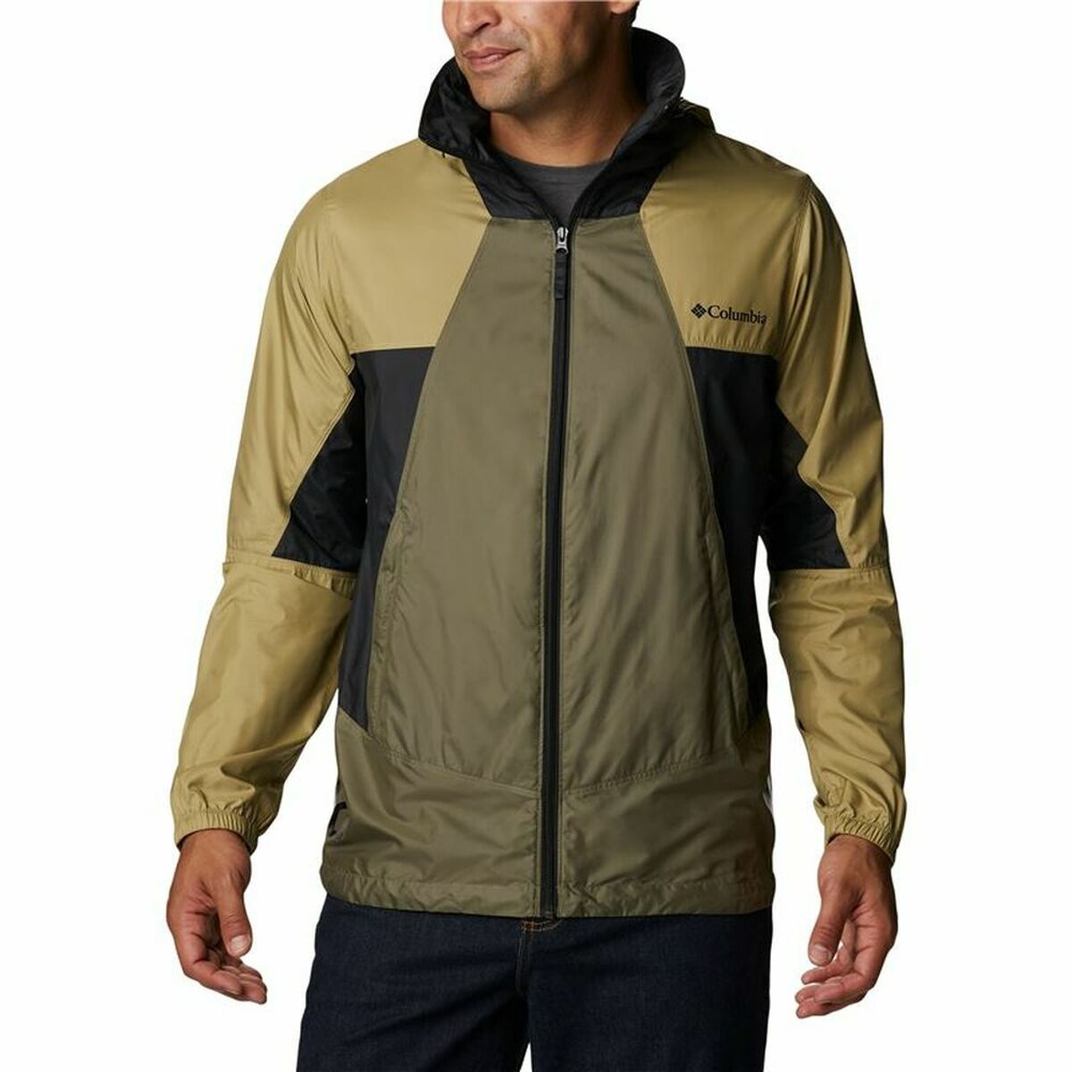 Windcheater Jacket Columbia Point Park Green-0