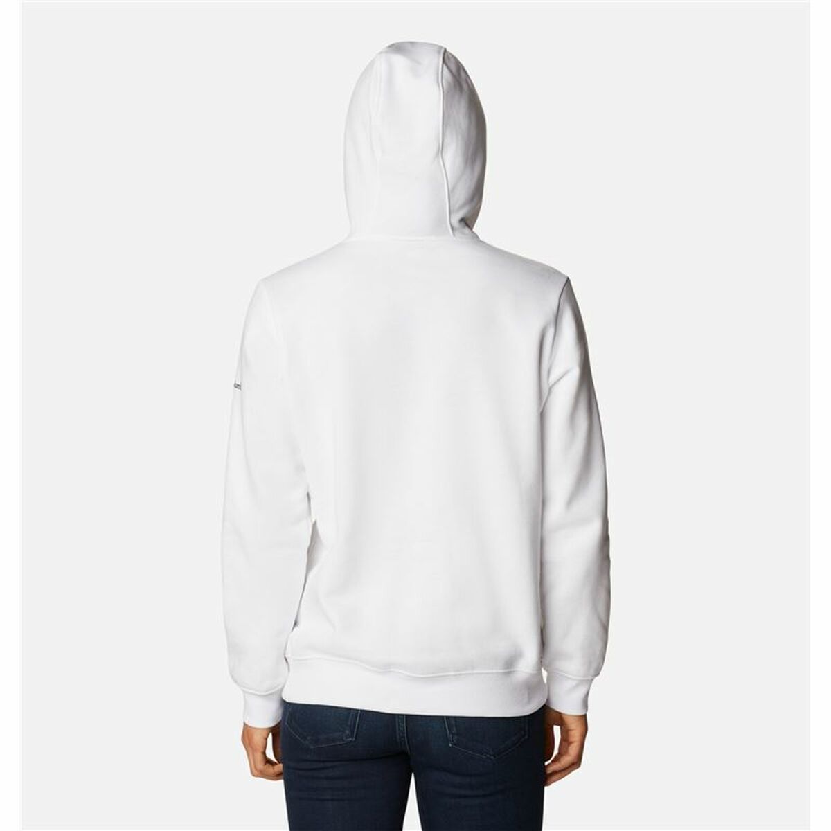 Women’s Hoodie Columbia Logo White-7