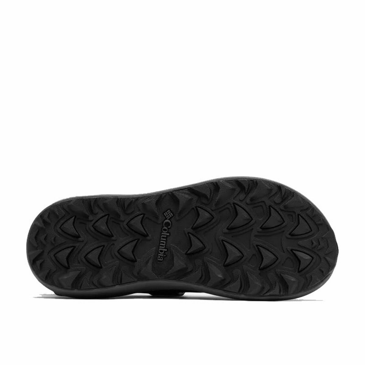 Columbia Trailstorm™ 3 Black mountain sandals outsole designed for outdoor adventures and camping.