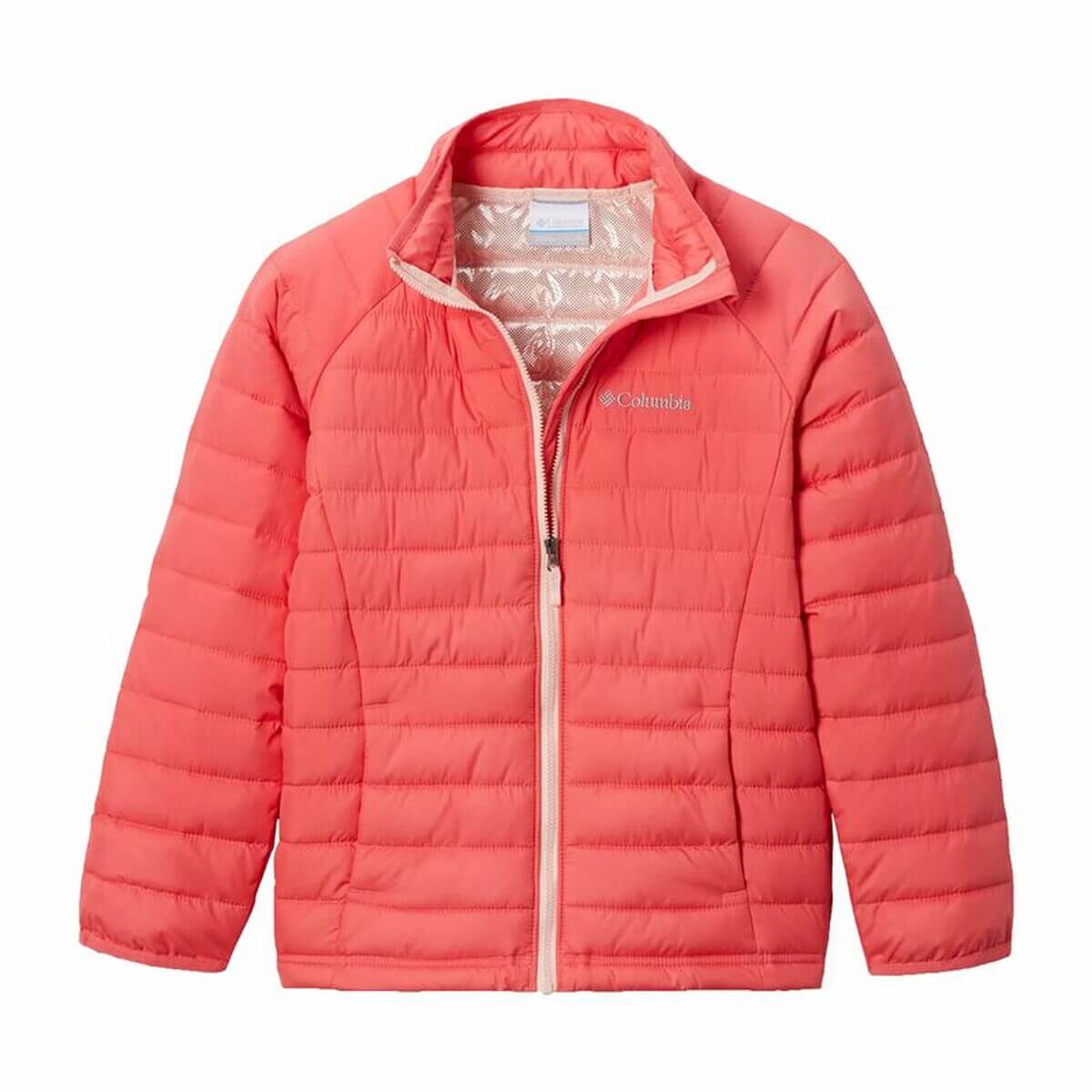Children's Columbia Powder Lite™ Salmon Sports Jacket for outdoor adventures and camping from revlando.com.