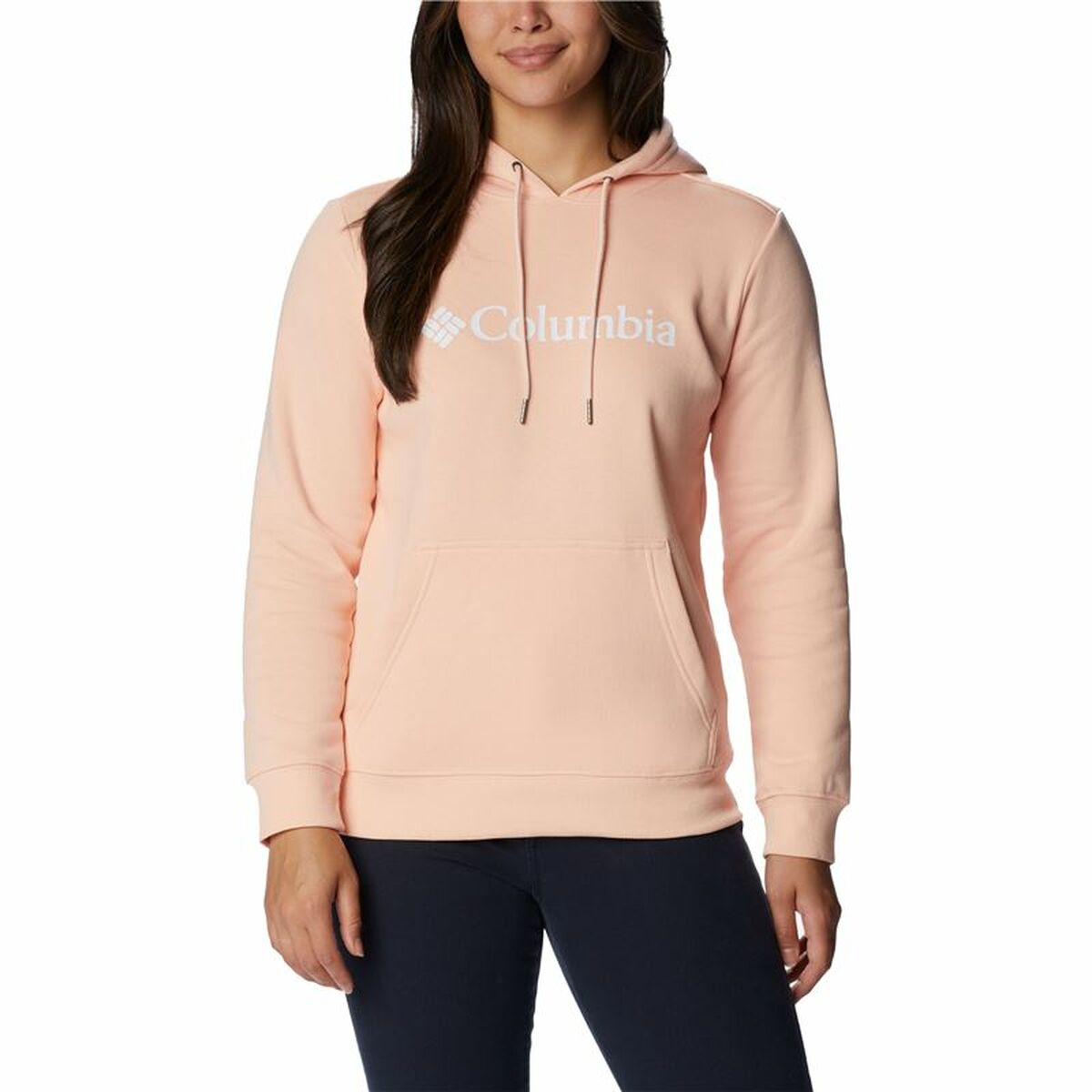 Women’s Hoodie Columbia Logo Orange-0