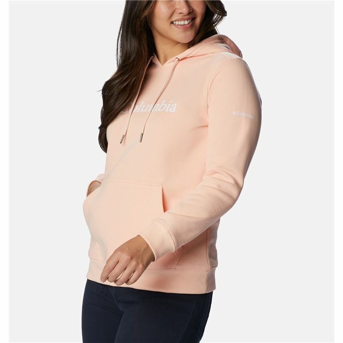 Women’s Hoodie Columbia Logo Orange-5