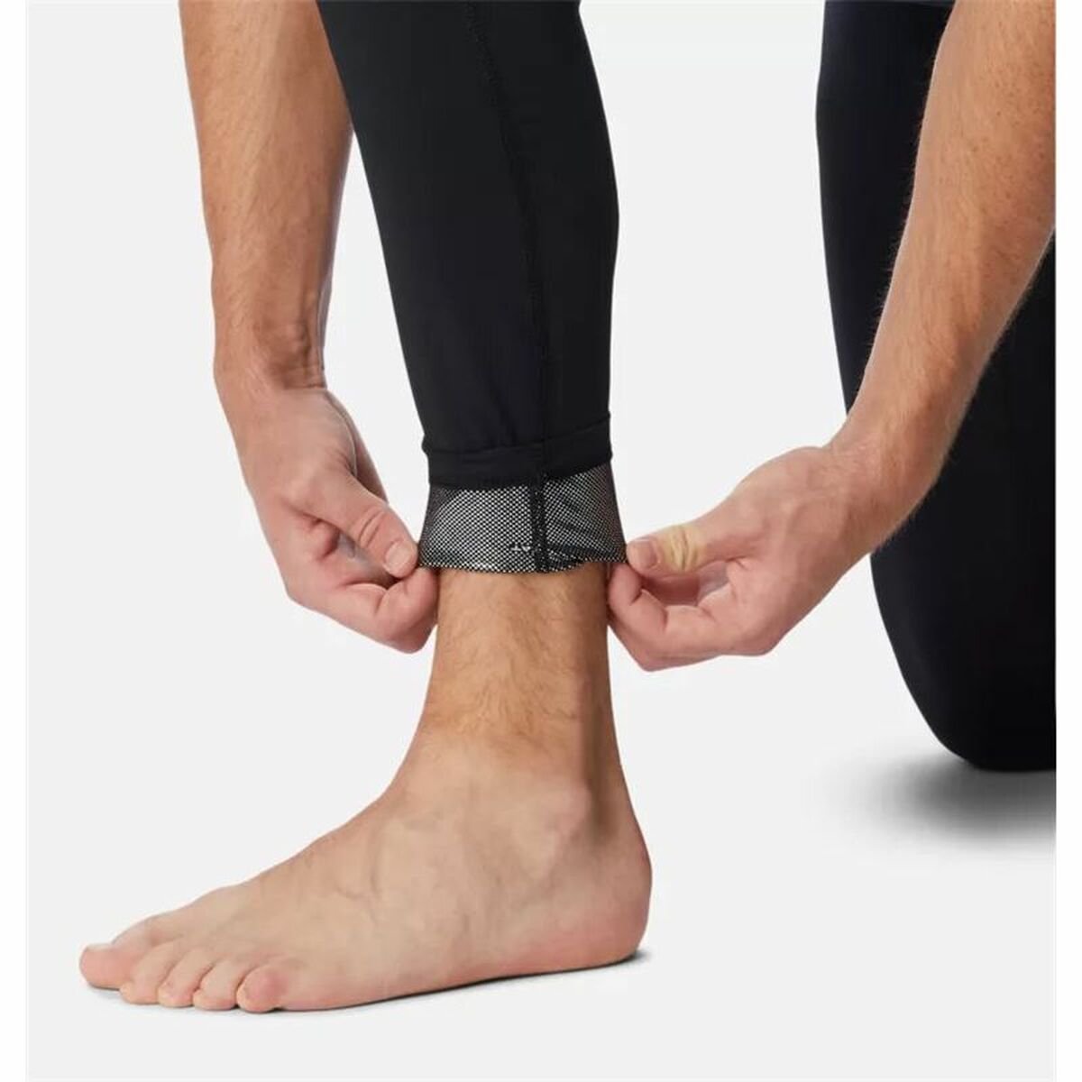 Sports Leggings for Men Columbia Black-0