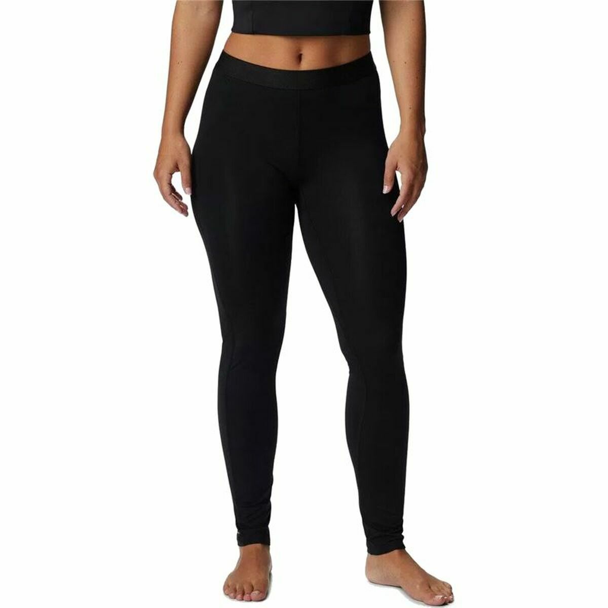 Sport leggings for women in black, ideal for outdoor adventures and camping, available at revlando.com.