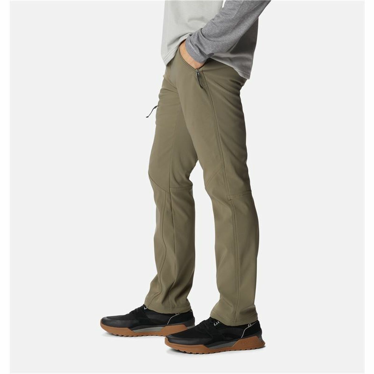 Long Sports Trousers Columbia Triple Canyon Green Men-5