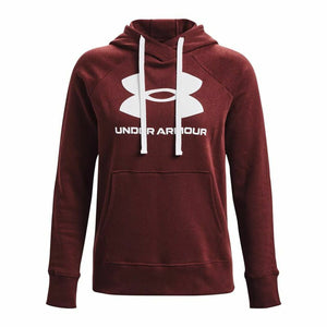 Women’s Hoodie Under Armour Rival Fleece Maroon-0