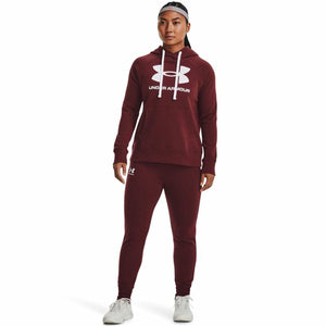 Women’s Hoodie Under Armour Rival Fleece Maroon-5