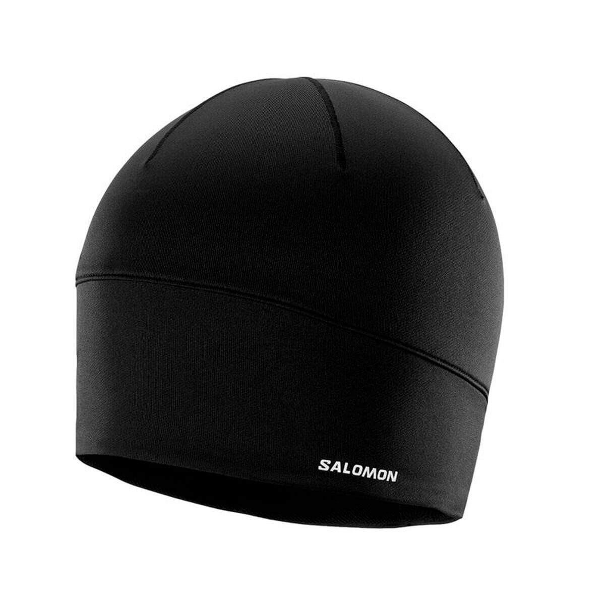 Black Salomon Sports Cap LC2022600 perfect for outdoor adventures and camping from revlando.com.