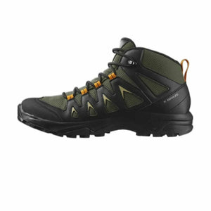 Hiking Boots Salomon X Braze Mid Gore-Tex Men Green-4