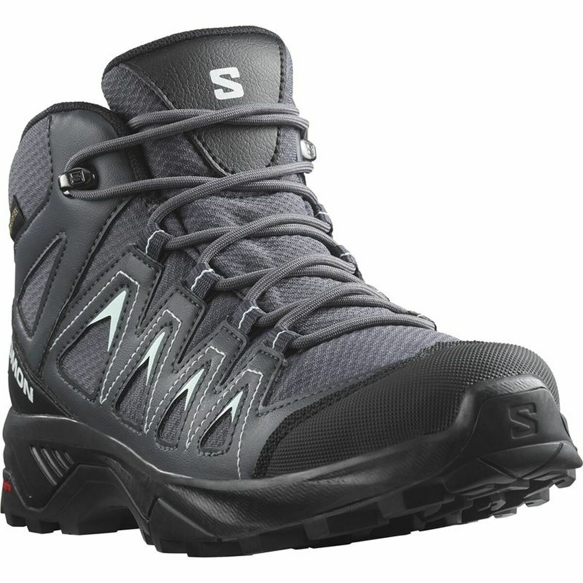 Hiking Boots Salomon X Braze Mid Gore-Tex Lady Black-4