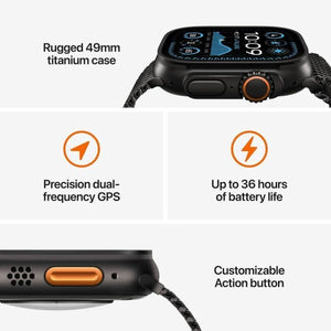 Smartwatch Apple Ultra 2 Black 49 mm-4