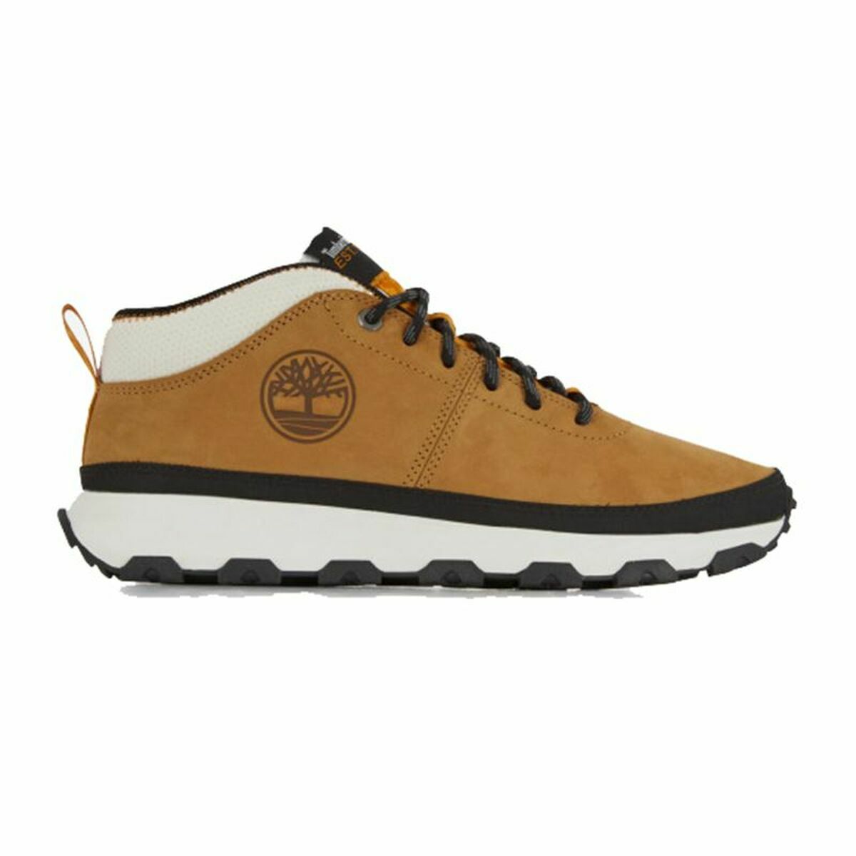 Timberland Winsor Trail Mid Brown Light Brown hiking boots perfect for outdoor adventures and camping. Available at revlando.com.