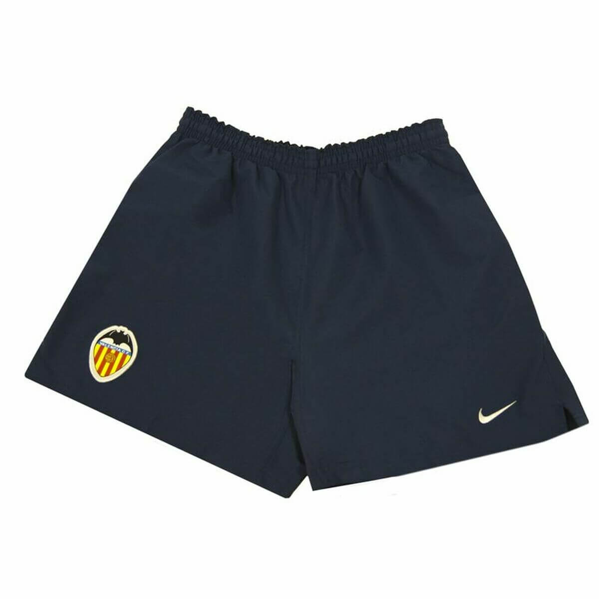 Men's dark blue Nike Valencia CF football shorts for outdoor sports and adventure.