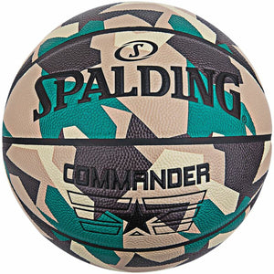 Basketball Ball Commander Poly Spalding Commander Brown 7 Synthetic (Size 7)-0