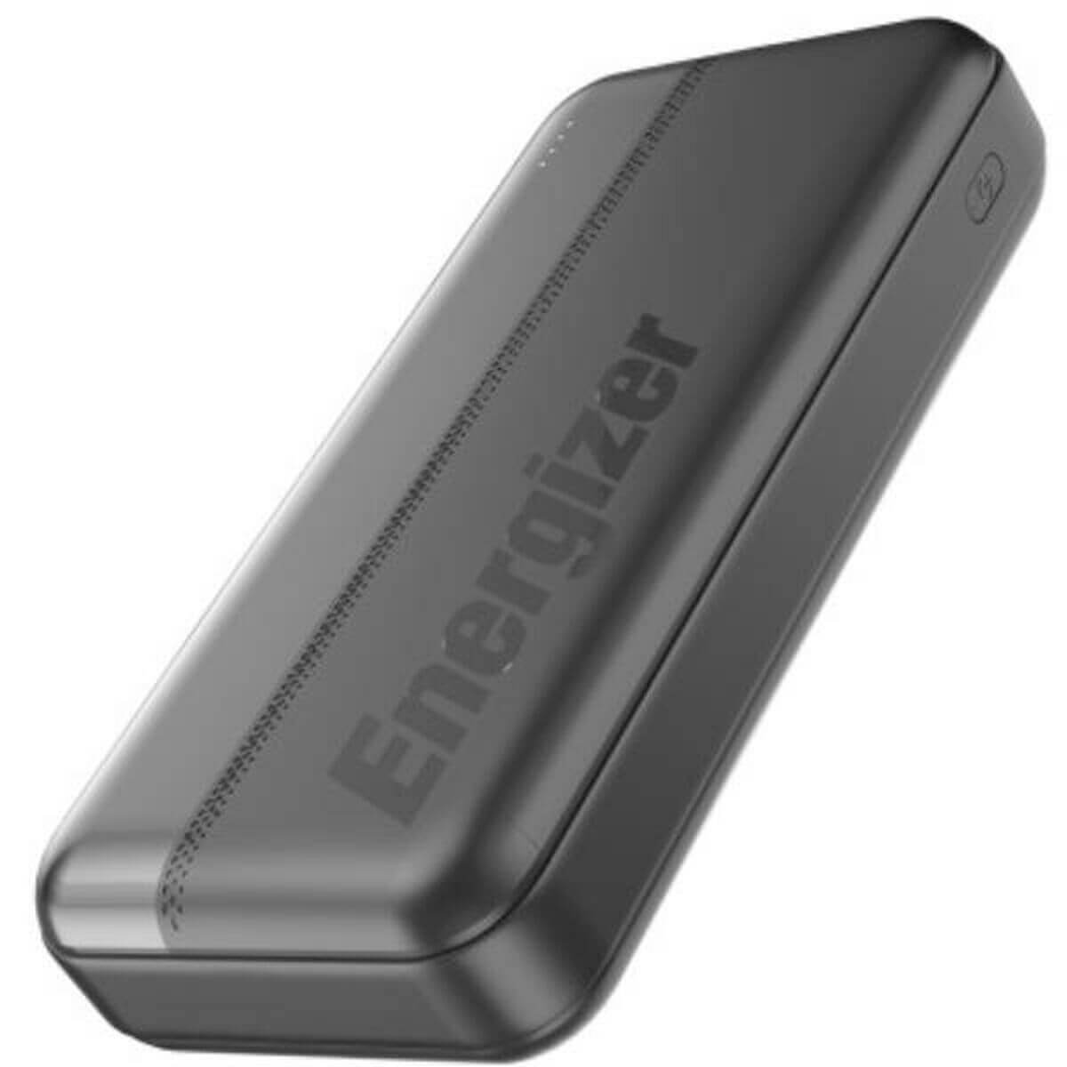 Energizer UE20050C powerbank, 20000 mAh, ideal for outdoor adventures, camping, and reliable charging at revlando.com.