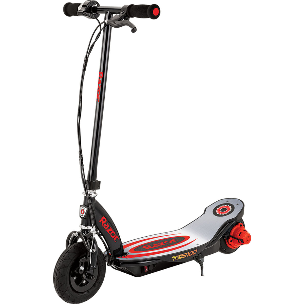 Electric Scooter Razor Power Core E100 Black Red-0