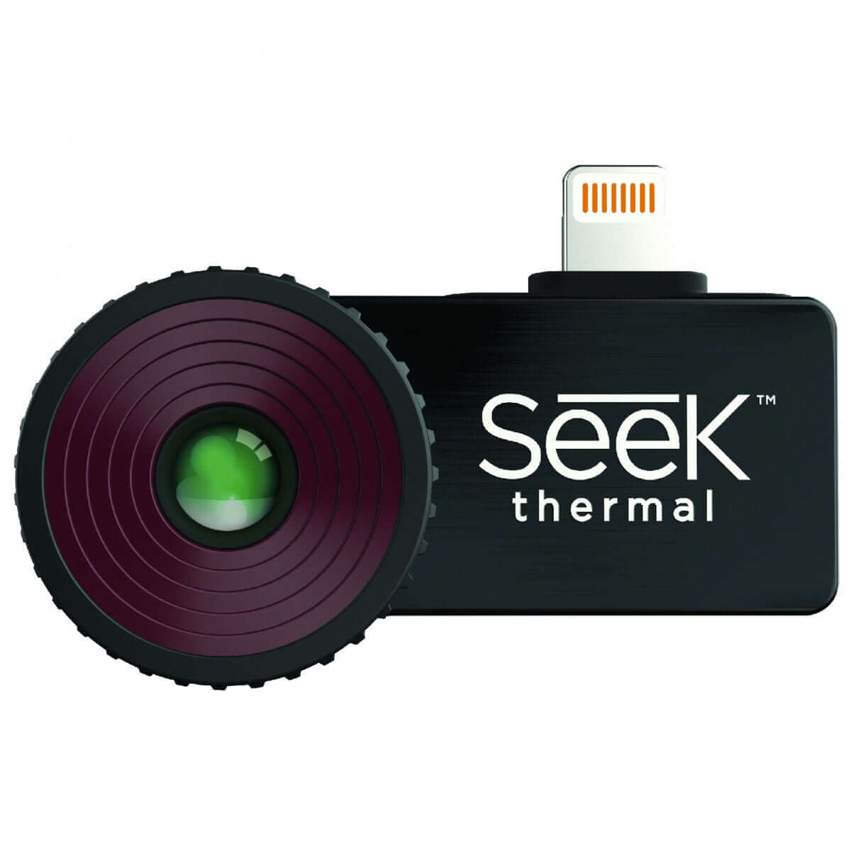 Seek Thermal LQ-AAAX thermal camera for outdoor adventures, ideal for camping. Compact design with built-in display.