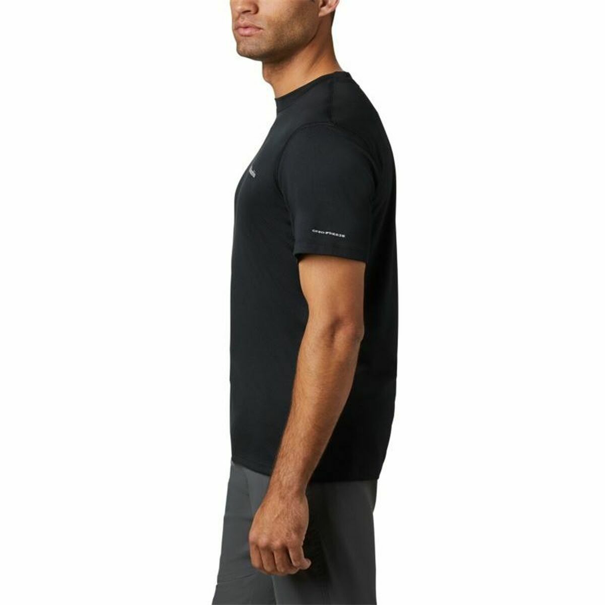 Men's black Columbia Zero Rules™ Mountain T-shirt for outdoor adventures and camping at revlando.com.