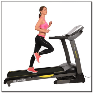 BE8510-i HMS Premium Electric Treadmill with Interactive Fitness App, Audio Input, and Automatic Incline Adjustment