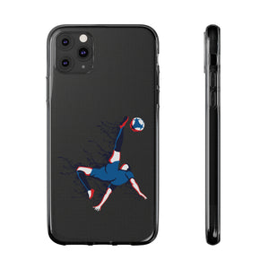 Funda para teléfono Fútbol Patada de bicicleta