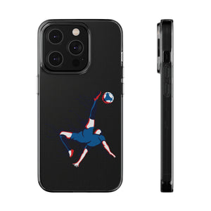 Funda para teléfono Fútbol Patada de bicicleta