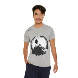 Men's Sports T-shirt Hiking the Summit