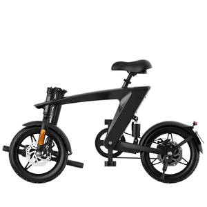 The Max Foldable E-Bike Carbon Black - Range 35km, Top Speed 25km/h