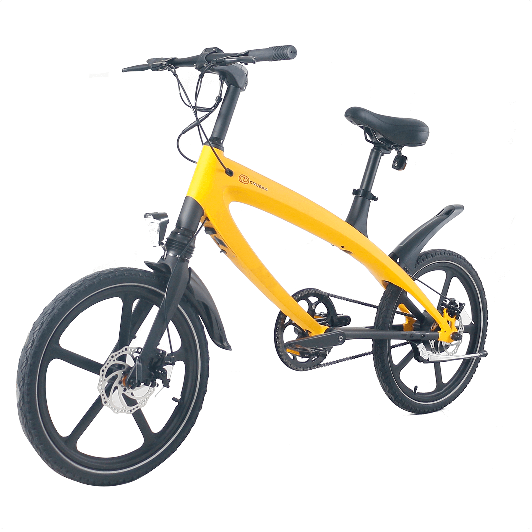 The Official Solar Beam Yellow E-Bike with Built-in Speakers & Bluetooth (Range up to 60km) - Effortless Transportation with Integrated Music Streaming