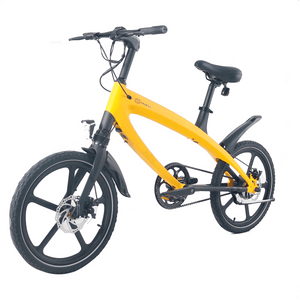 The Official Solar Beam Yellow E-Bike with Built-in Speakers & Bluetooth (Range up to 60km) - Effortless Transportation with Integrated Music Streaming