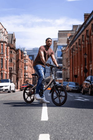 The Official Solar Beam Yellow E-Bike with Built-in Speakers & Bluetooth (Range up to 60km) - Effortless Transportation with Integrated Music Streaming