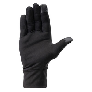 Guantes para correr IQ Siena - Unisex, compatibles con pantalla táctil, elementos reflectantes, negros