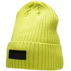 Gorro de invierno para hombre 4F, suave al tacto, de doble capa, verde jugoso, perfecto para climas fríos