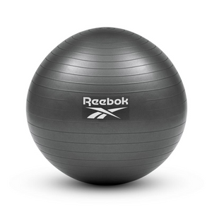 Reebok 55cm Gymnastics Ball - Anti-Burst, Non-Slip, Includes Pump - Ideal for Home Fitness, Stretching & Muscle Training