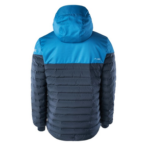 Elbrus Noaks Men's Waterproof Jacket - Breathable, Reflective, with Zippered Pockets (Blue & Navy Blue)