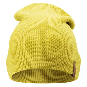 Elbrus Usian unisex yellow acrylic cap, soft and stretchy, perfect for outdoor sports and adventures.