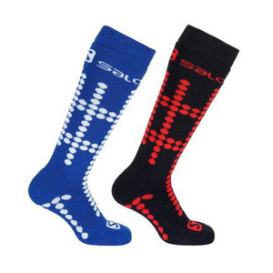 Salomon 2-Pack Ski Socks | Warm and Moisture-Wicking