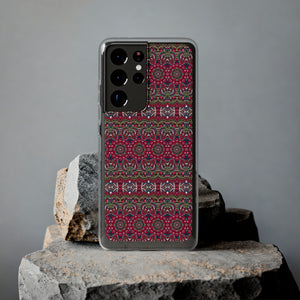 Phone Case Red Mandala