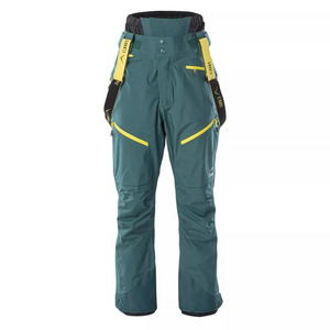 Pantalones de esquí para hombre Elbrus Svean - resistentes al agua, transpirables y reflectantes - verde