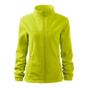 Malfini Women's Fleece Jacket - Anti-Pilling, Full-Zip, Adjustable Hem, Lime Green - Ultimate Comfort & Style