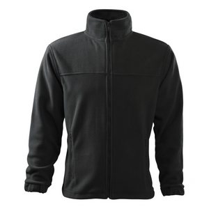 Malfini Men's Fleece Jacket M, Dark Graphite - Full-Length Zip, Insulating, Anti-Pilling Finish | Perfect for Chilly Days