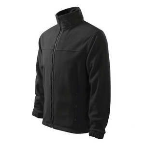 Malfini Men's Fleece Jacket M, Dark Graphite - Full-Length Zip, Insulating, Anti-Pilling Finish | Perfect for Chilly Days