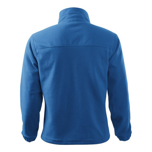 Chaqueta polar azul Malfini para hombre: cremallera completa, aislante y acabado antibolitas