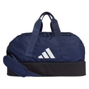 adidas Tiro Duffel Bag BC S IB8649 - Premium Sports Bag with Waterproof Bottom & Adjustable Straps